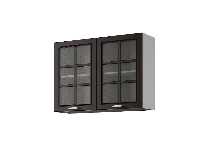 лондон шкаф верхний со стеклом швс 1000 «Курс-Мебель»
