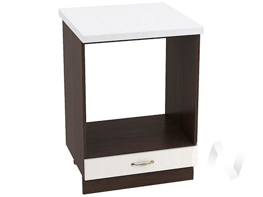 кухня "верона": шкаф нижний под духовку 600, шнд 600 (ясень золотистый/корпус венге) «Курс-Мебель»