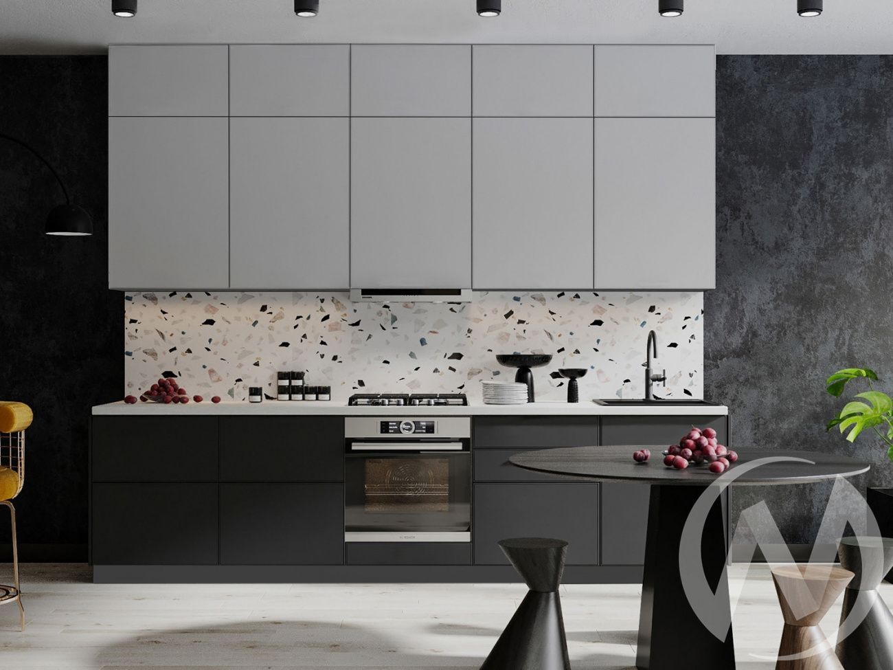 кухня "мемфис" комплектация 4 «Курс-Мебель»