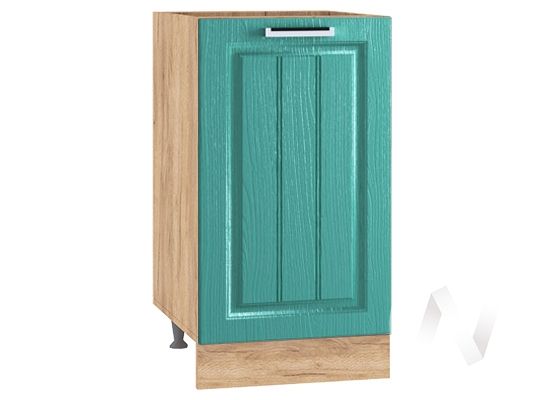 кухня "луксор": шкаф нижний 400, шн 400 (клен бирюза/корпус венге)   «Курс-Мебель»