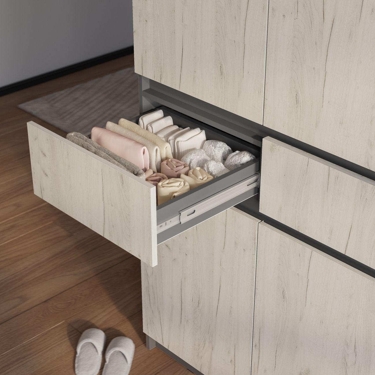графит/крафт белый «Курс-Мебель»