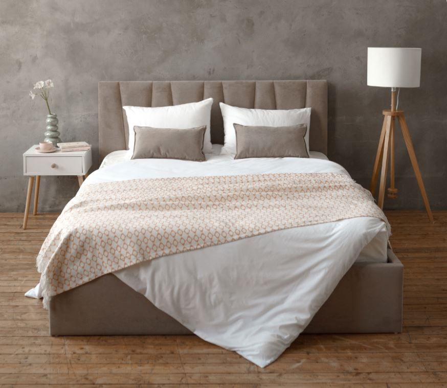 двуспальная кровать kelly 160х200 с подъемным механизмом  «Курс-Мебель»