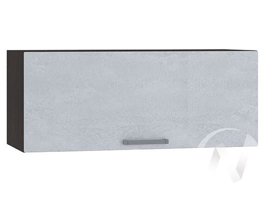 кухня "лиана": шкаф верхний горизонтальный 800, швг 800 (бетон снежный/корпус венге) «Курс-Мебель»