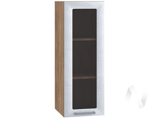 кухня "лиана": шкаф верхний 309, швс 309 (бетон снежный/корпус венге) «Курс-Мебель»