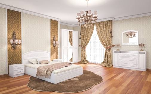спальня "венеция" жемчуг  «Курс-Мебель»
