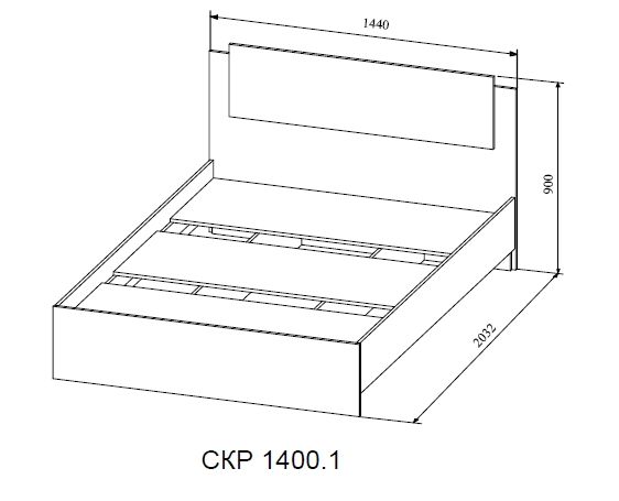 софи кровать 1,4 м. (скр 1400.1) «Курс-Мебель»