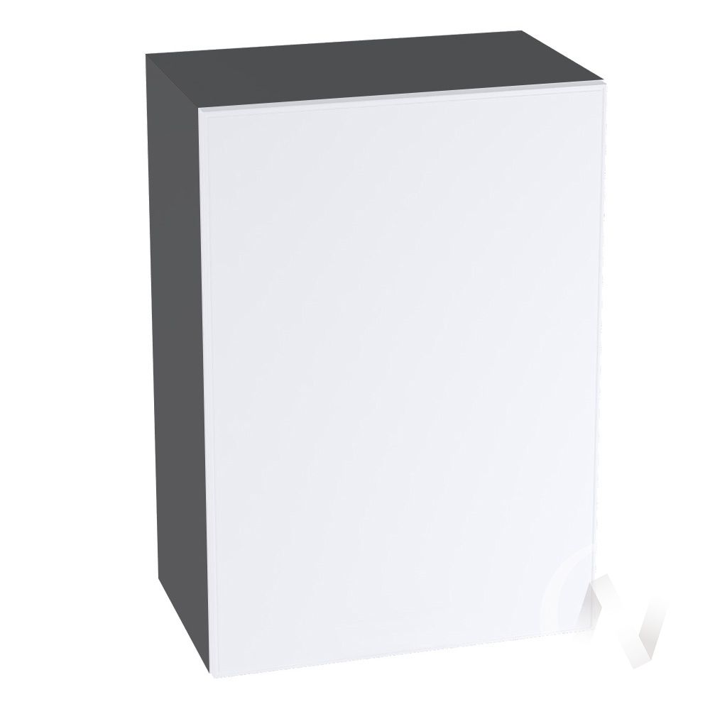 кухня "мемфис": шкаф верхний 500, шв 500 (атласный серый/корпус венге)  «Курс-Мебель»