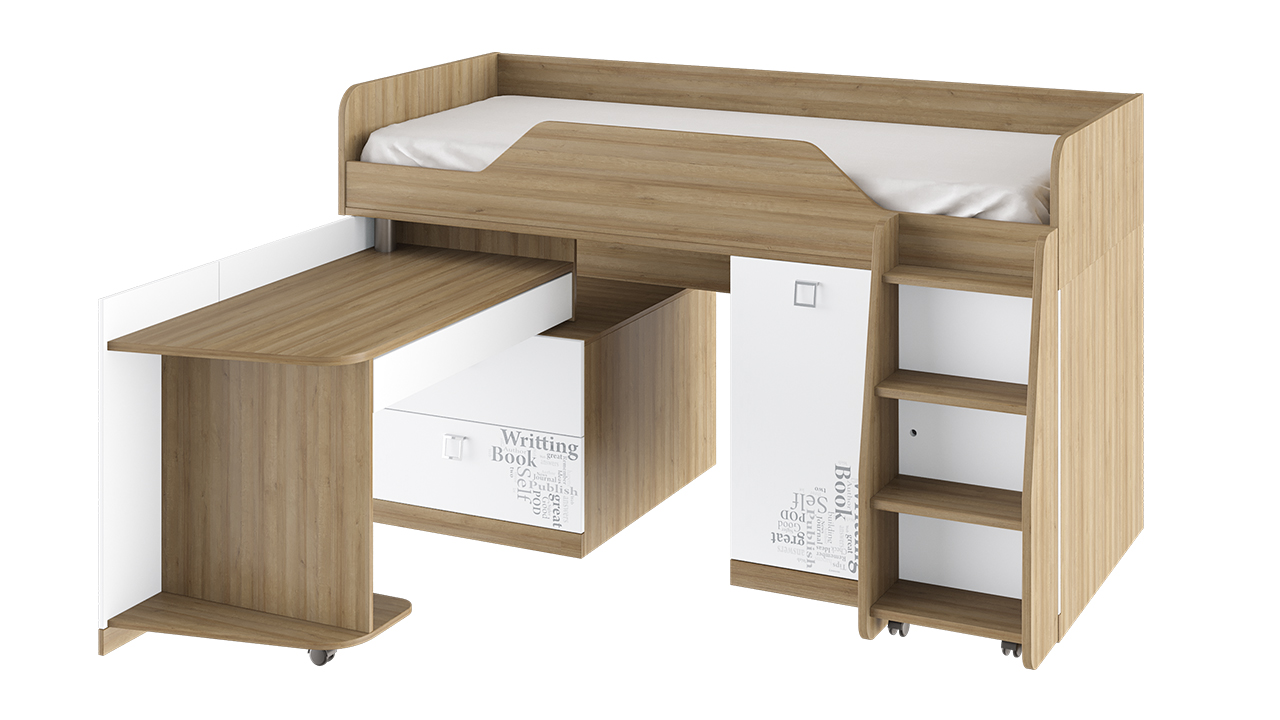 кровать комбинированная оксфорд «Курс-Мебель»
