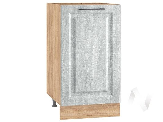 кухня "либерти": шкаф нижний 400, шн 400 (холст натуральный/корпус венге)   «Курс-Мебель»