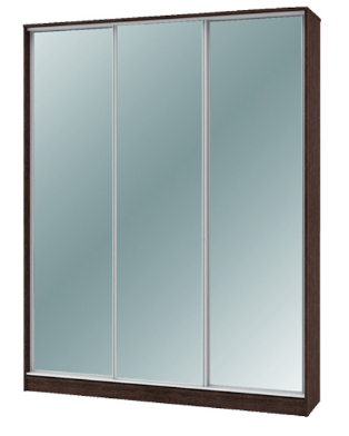 шкаф-купе «техно» 3х дв 1800х450 ззз «Курс-Мебель»