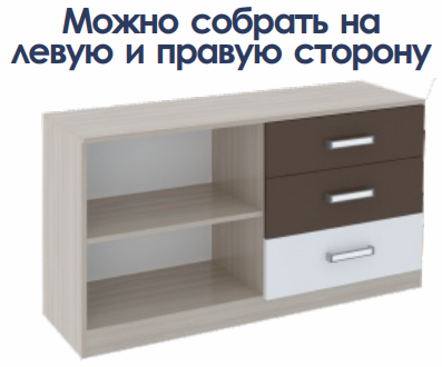 подростковая walker модуль №12 "тв - тумба" «КурсМебель»