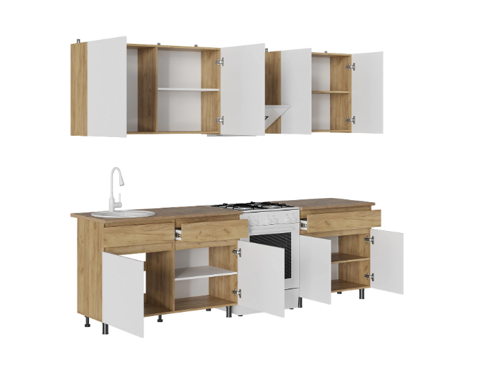 квик - степ кухня 2.0 м «Курс-Мебель»