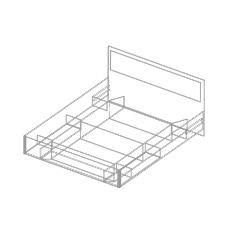 стил кровать 160 с подъемным механизмом  «Курс-Мебель»