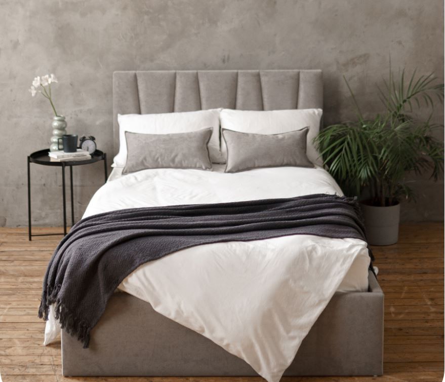 двуспальная кровать kelly 140х200 с подъемным механизмом «Курс-Мебель»