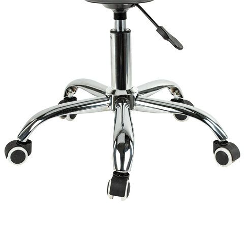 кресло стул brabix "eames mg-310 ch", хром, пластик белый, экокожа белая, 532923 «Курс-Мебель»