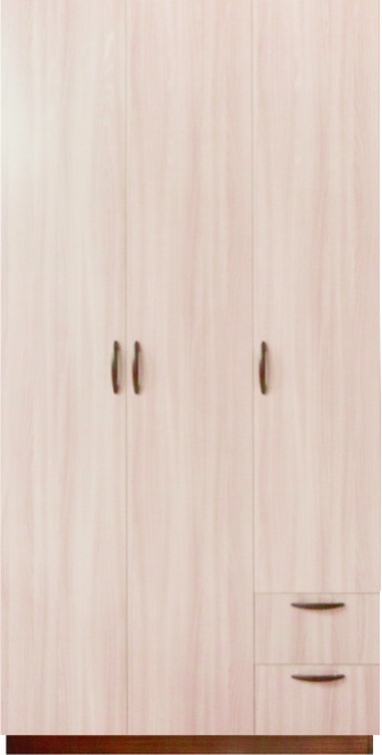 шкаф 3-х дверный стандарт 24 без зеркала «Курс-Мебель»