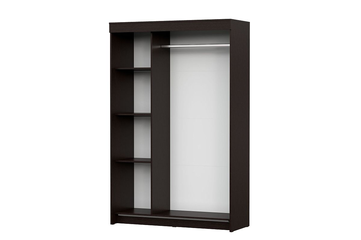 шкаф-купе "шкп 2" дуб венге / ясень анкор светлый «Курс-Мебель»