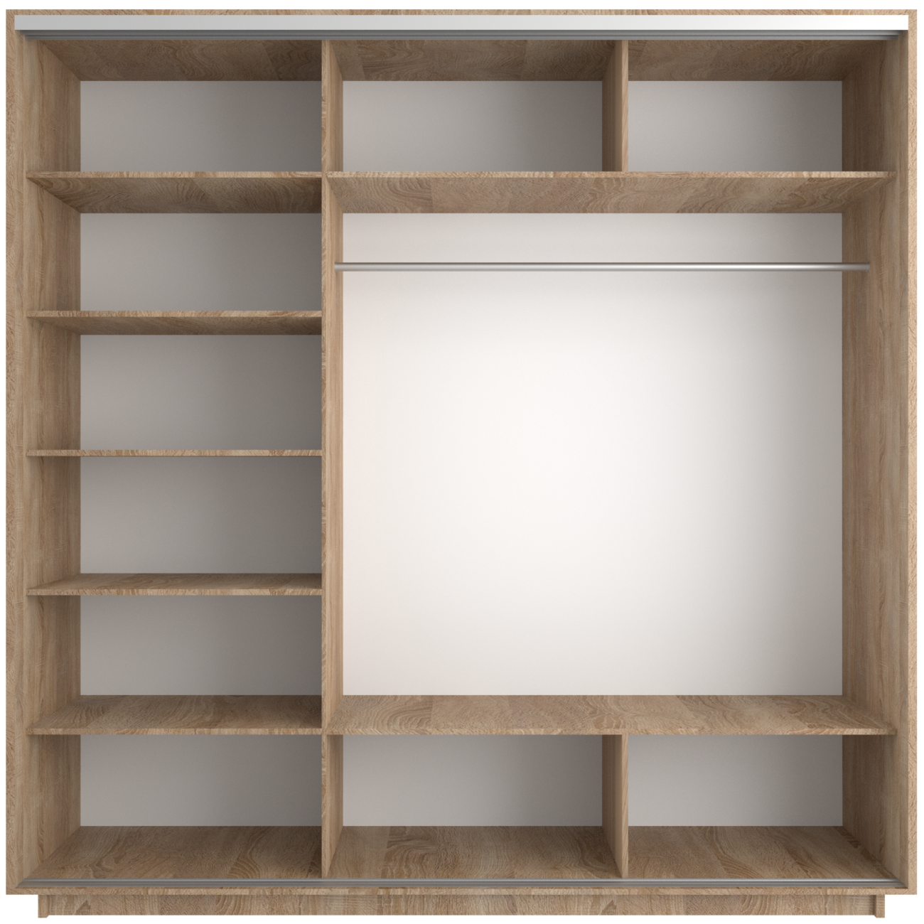 шкаф-купе экспресс дсп/дсп/дсп 2400 х 2400 х 600 «Курс-Мебель»