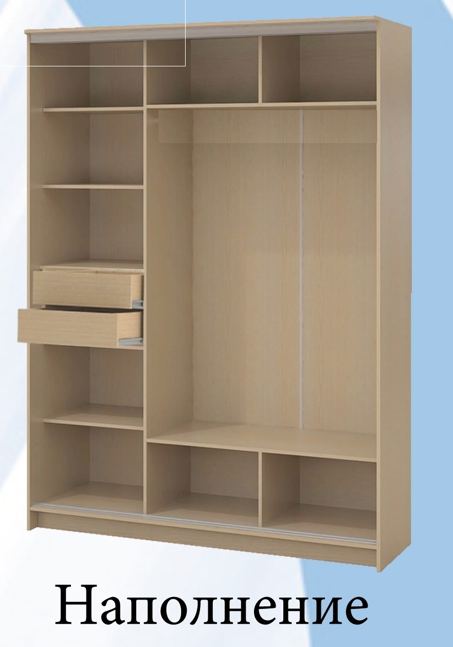 шкаф-купе «техно» 2х дв 1200х450 дд «Курс-Мебель»