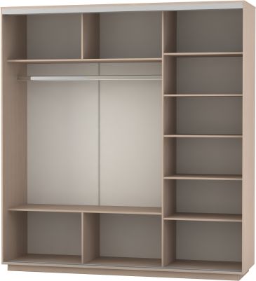 шкаф-купе 3-х дверный здз 1800 х 2400 «Курс-Мебель»