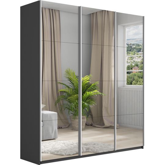 шкаф-купе прайм 1,8 м. с 3 зеркалами  «Курс-Мебель»