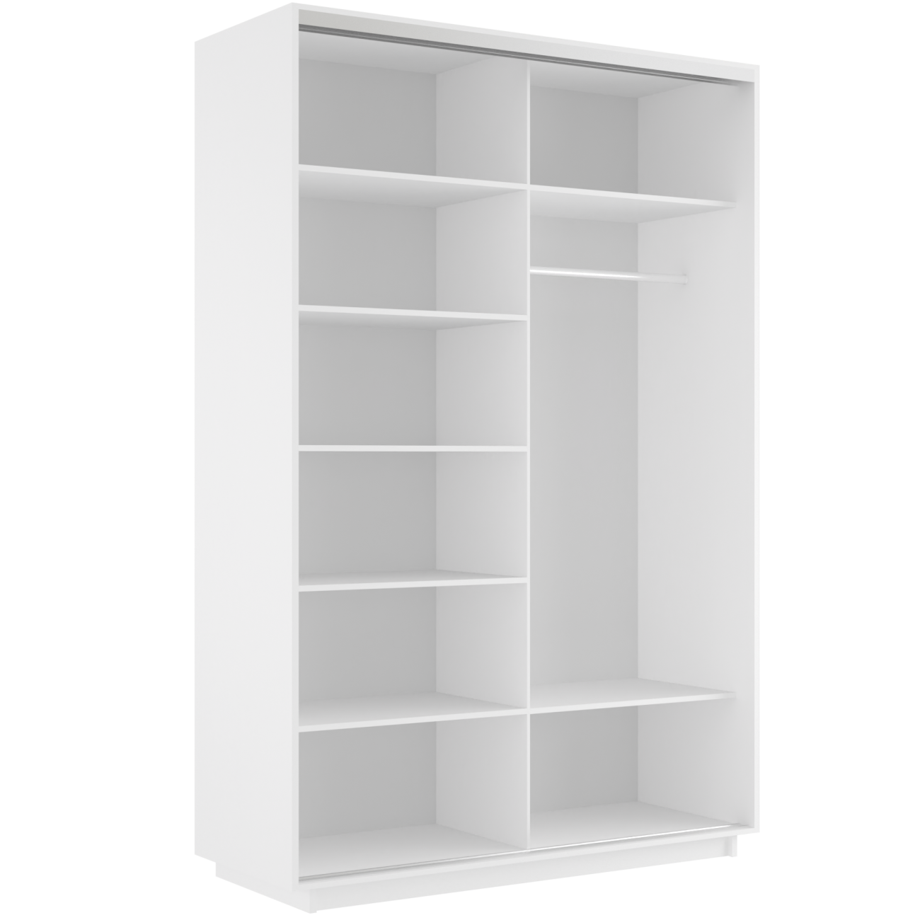 шкаф-купе экспресс с фотопечатью 1600 х 2400 х 600  орхидея белая «Курс-Мебель»