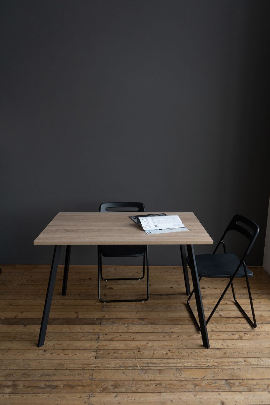 стол обеденный большой №11 ноги лофт «Курс-Мебель»