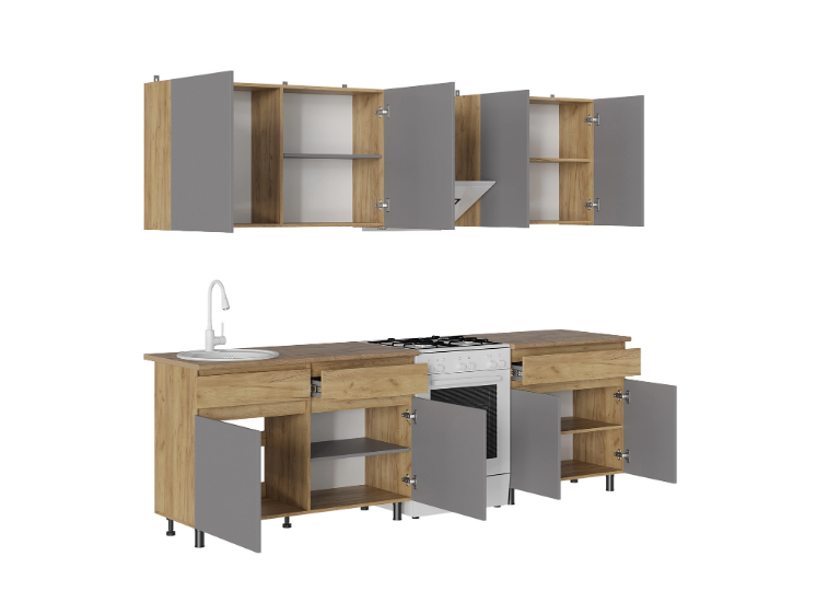 квик - степ кухня 2.0 м «Курс-Мебель»