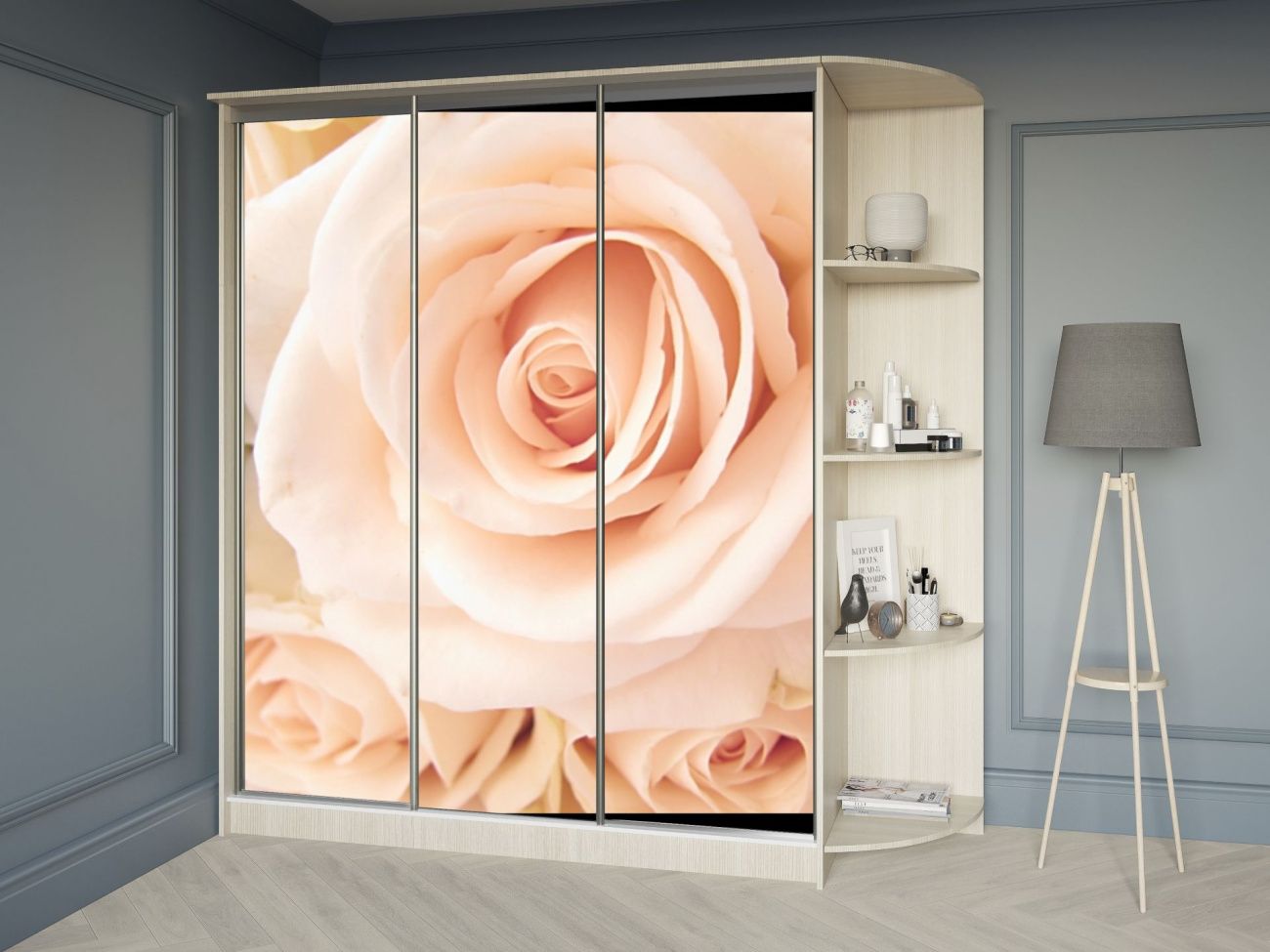 шкаф-купе 1,8м фотопечать «Курс-Мебель»