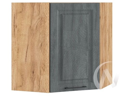 кухня "либерти": шкаф верхний угловой 590, шву 590 (холст натуральный/корпус венге)   «Курс-Мебель»