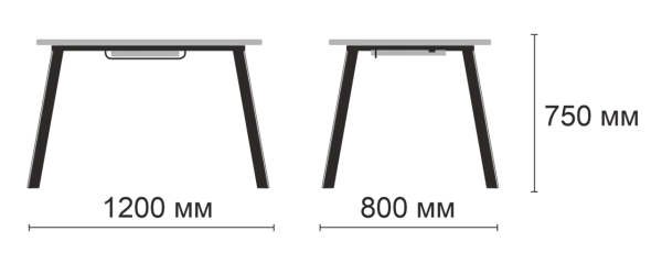 стол дублин craft бабочка в2, лдсп, egger лиственница горная коричневая / черный		 «Курс-Мебель»