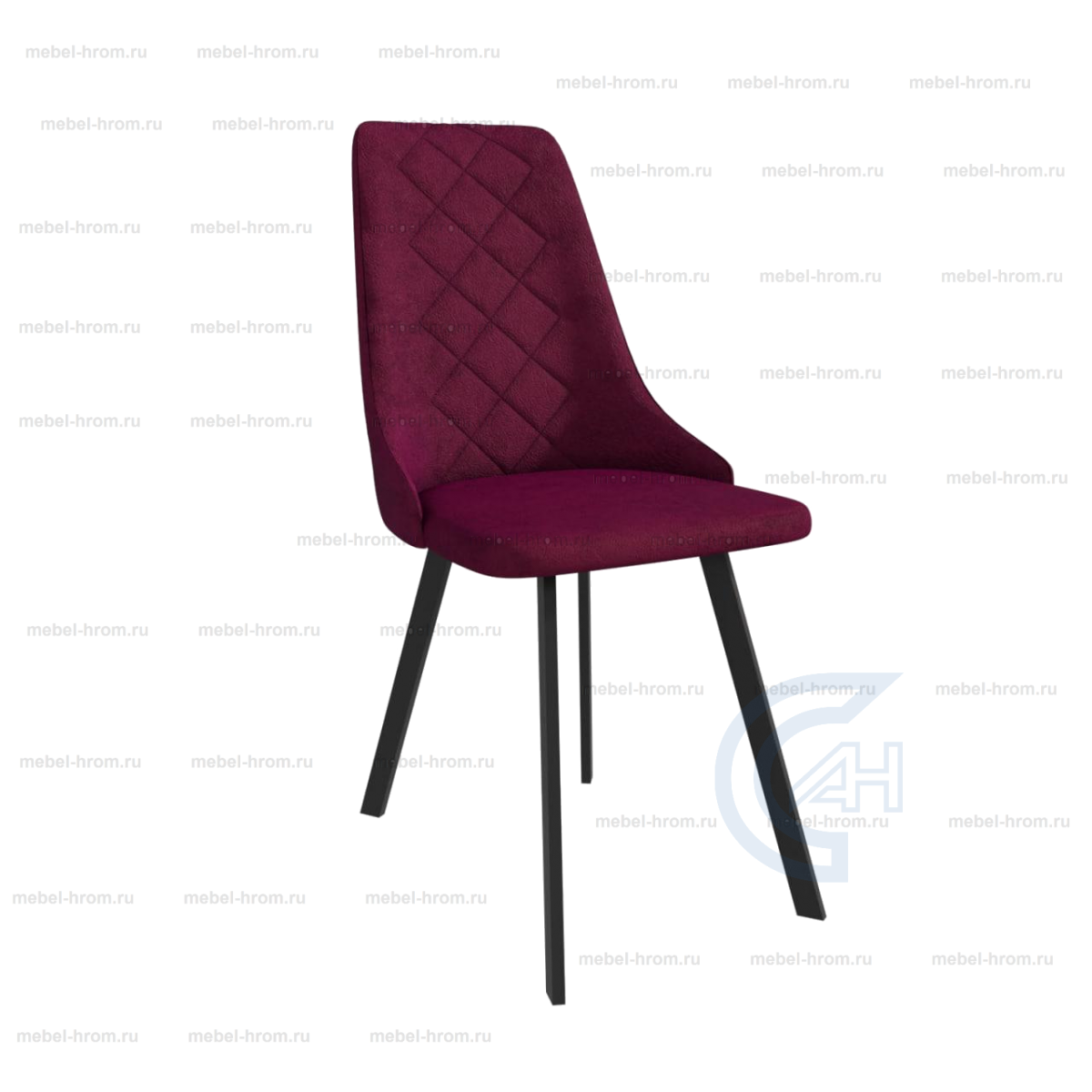 стул браво ромб ноги черный профиль «Курс-Мебель»
