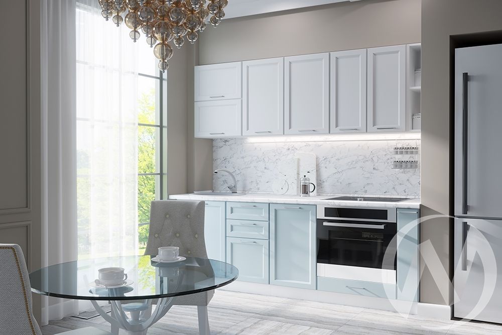 кухня "тулиппа": айленд силк/небесно голубой «Курс-Мебель»