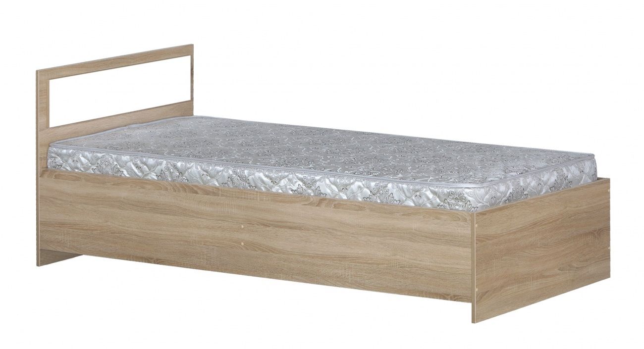 кровать 900-2 (прямые спинки) без матраса «Курс-Мебель»