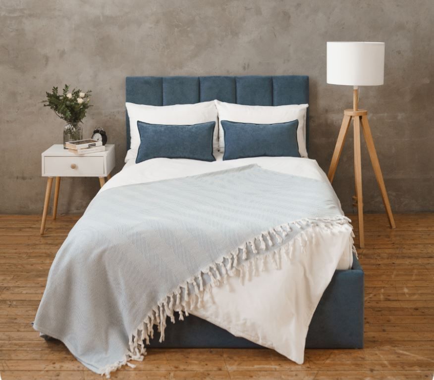 кровать line 140х200 с подъемным механизмом «Курс-Мебель»