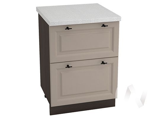 кухня "ницца royal": шкаф нижний с 2-мя ящиками 600, шн2я 600 (magnum/корпус венге)   «Курс-Мебель»