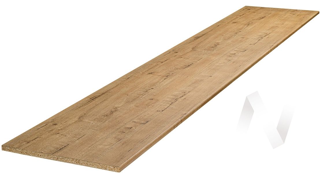 столешница 3000*600/38мм (№100ш дуб бунратти) в заводской упаковке  «Курс-Мебель»