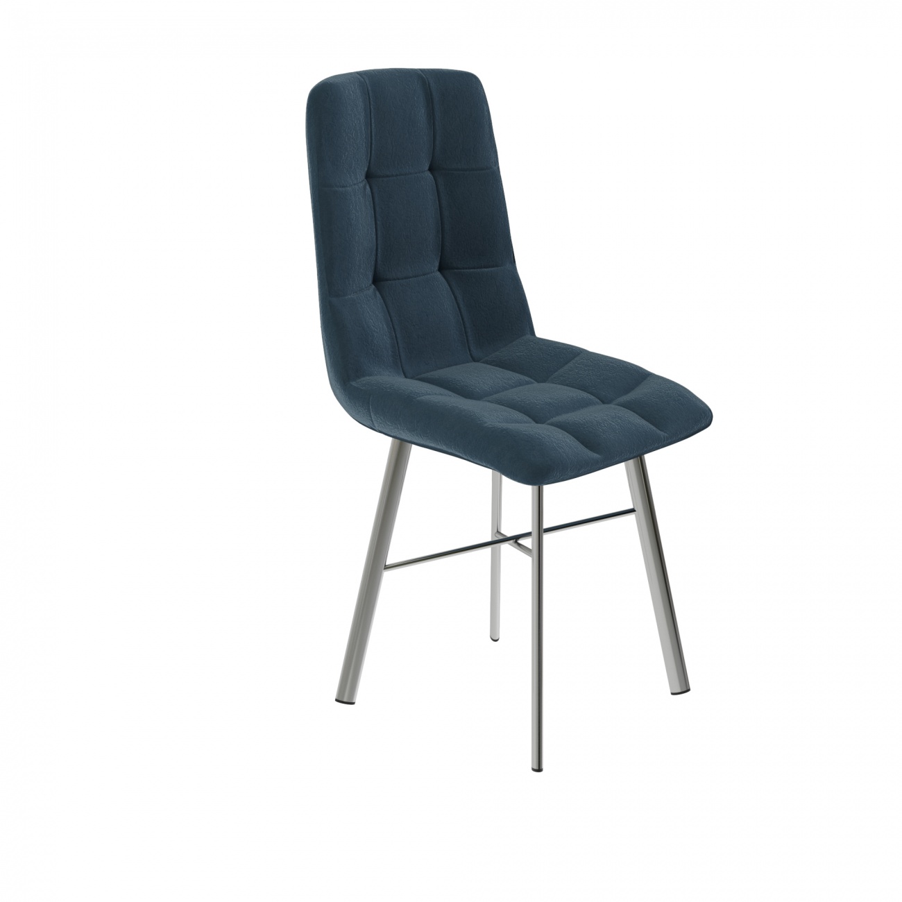 стул стиль синий хром «Курс-Мебель»