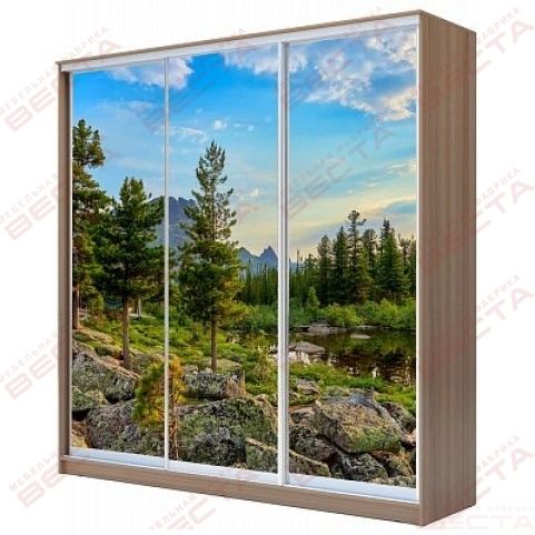 шкаф-купе 1,8м фотопечать «Курс-Мебель»