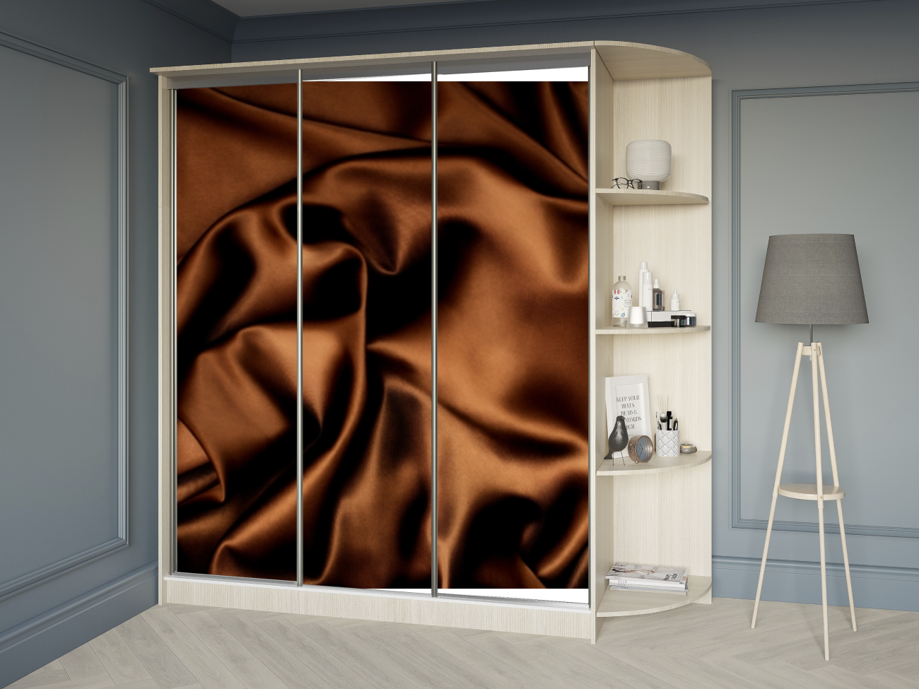 шкаф-купе 1,8м фотопечать «Курс-Мебель»