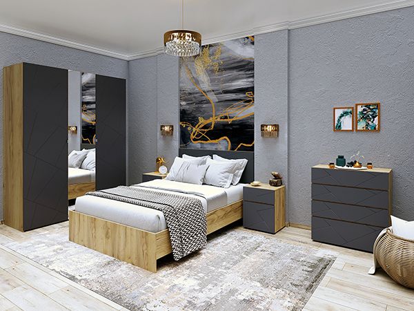 кровать 1400 шерлок 1400х2000 «Курс-Мебель»