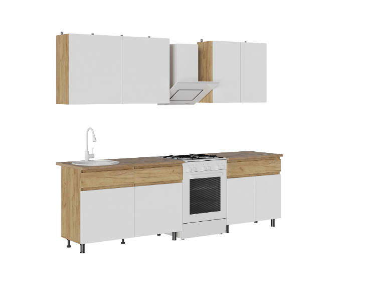 квик - степ кухня 2.0 м «Курс-Мебель»