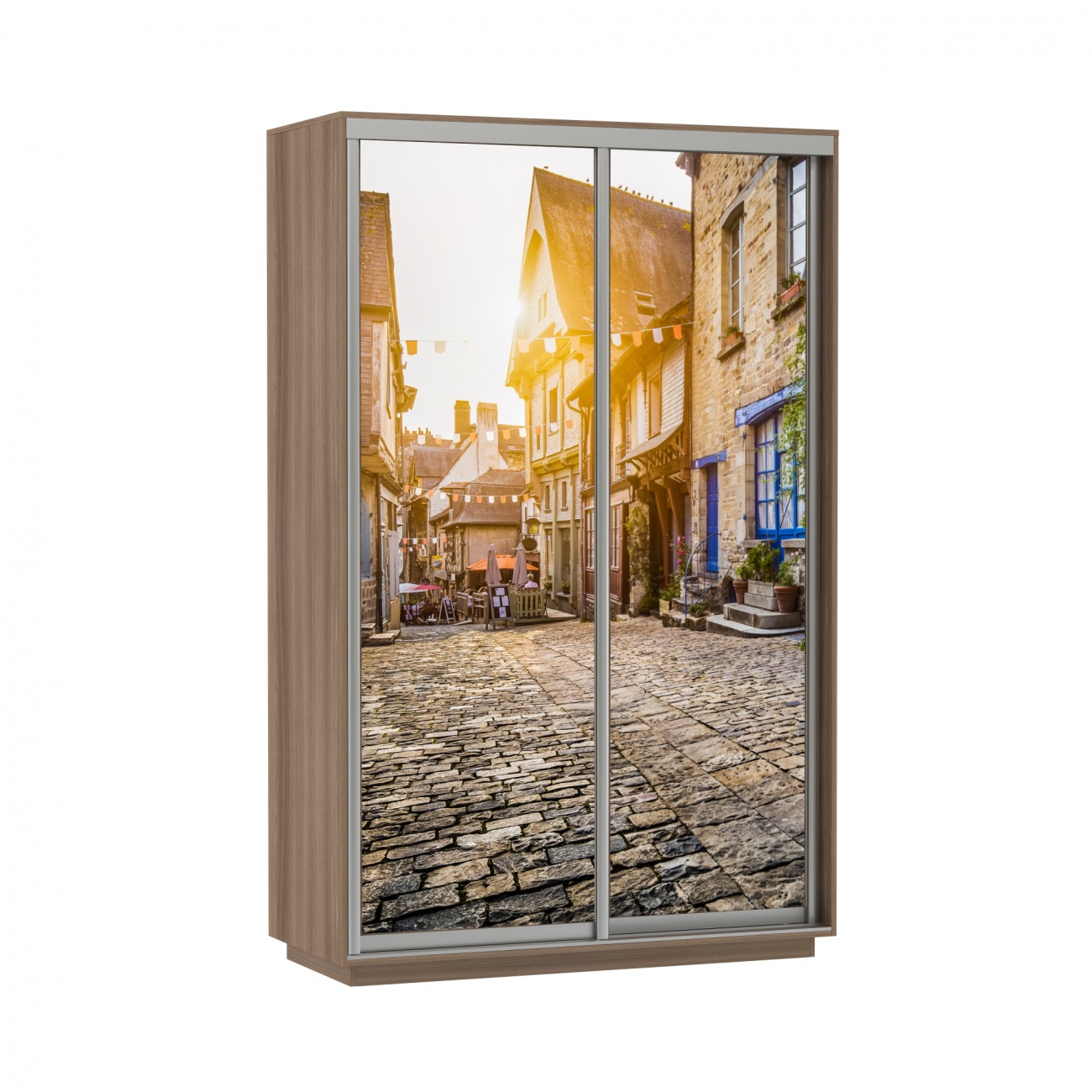 шкаф-купе 2-х дверный с фотопечатью 1400 х 2200 улица «Курс-Мебель»