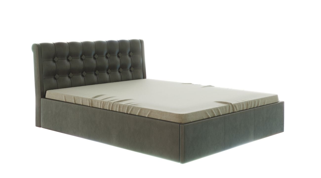двуспальная кровать kelly 180х200 с подъемным механизмом «Курс-Мебель»