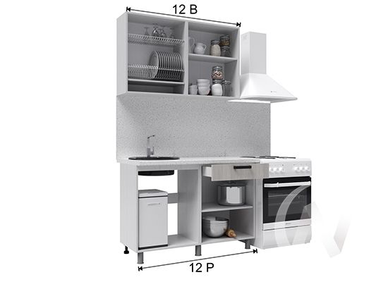 кухня грейс 1.2м 26мм  «Курс-Мебель»