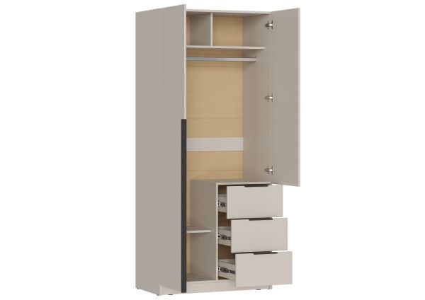 вентуро шкаф шк-001 (2-ств, с ящиками) «Курс-Мебель»