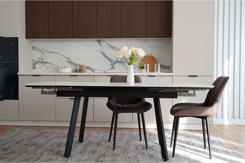 раздвижной обеденный стол «князь»  «Курс-Мебель»