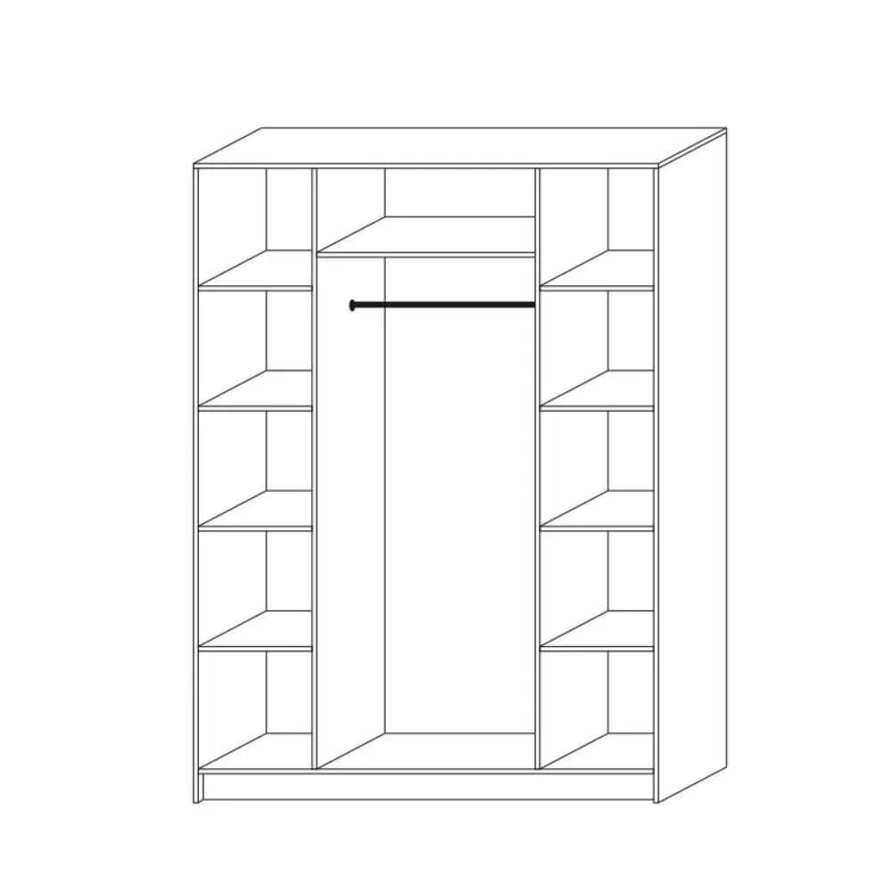 шкаф 4х створчатый севиль «Курс-Мебель»