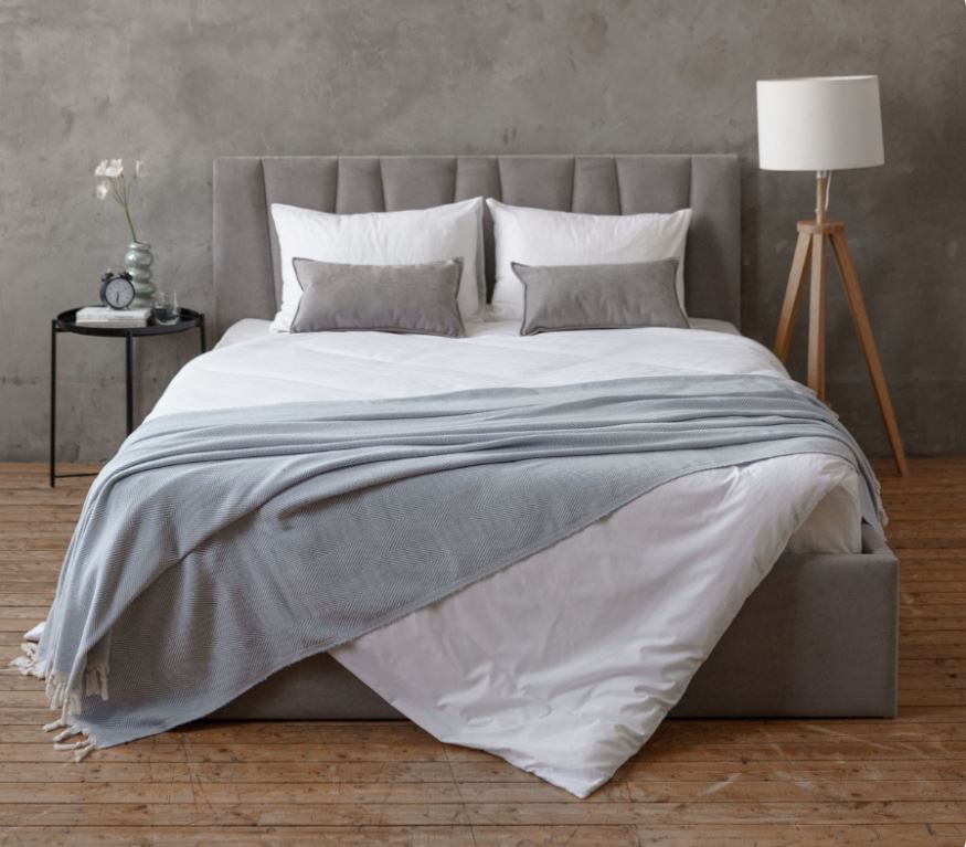 двуспальная кровать kelly 180х200 с подъемным механизмом «Курс-Мебель»