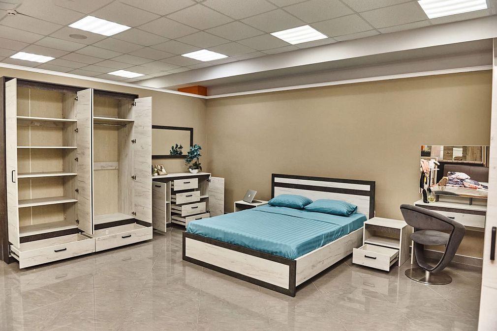 прага шкаф 4х-створчатый «Курс-Мебель»